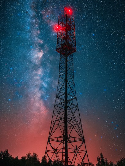 aviation light for telecom TowerDual Head Obstruction Lights