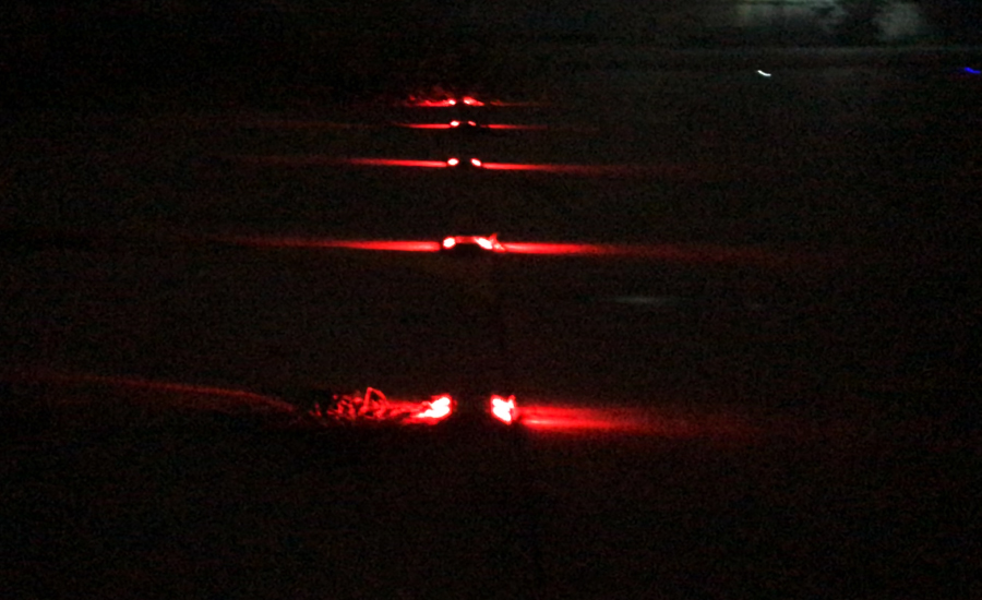 AluminumSolarRoadStudYFFYSRSA9Application2 YFFY Lights Aluminum Solar Road Stud YFFY SRSA9 Application 2