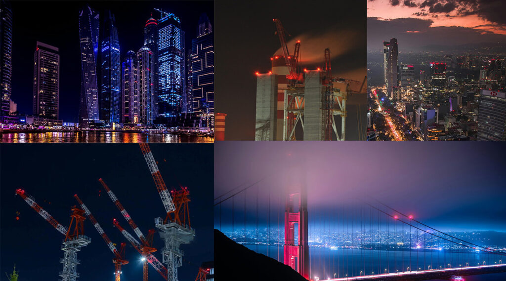 Aviation obstruction lightDual Head Obstruction Lights