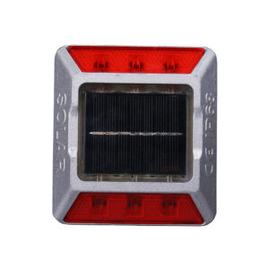 solar road stud warning lights