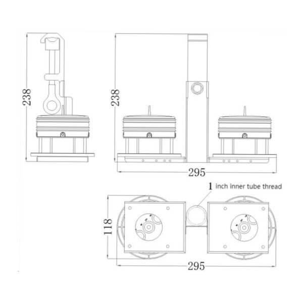 Size of Solar Anti-collision Obstruction Warning Light