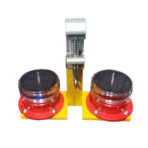 Red Solar Anti-collision Obstruction Light Double LS-C