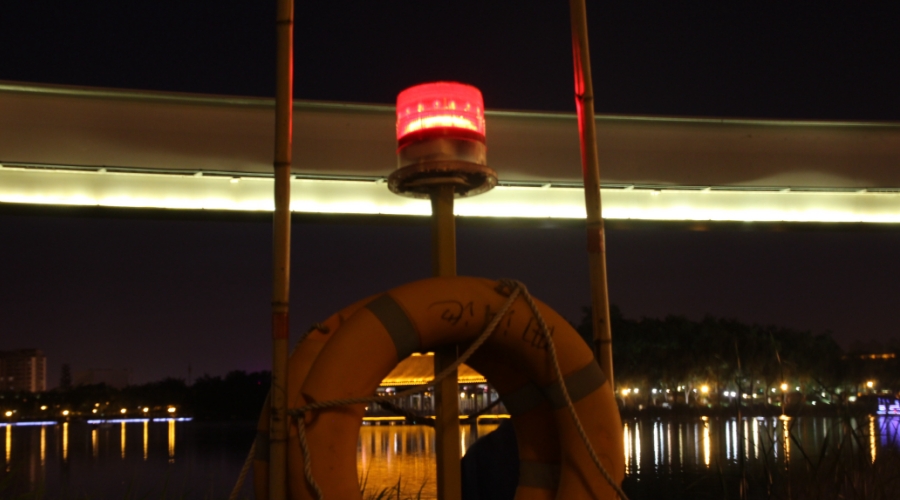 Solar Warning Light Who Can Adjustable Intensity