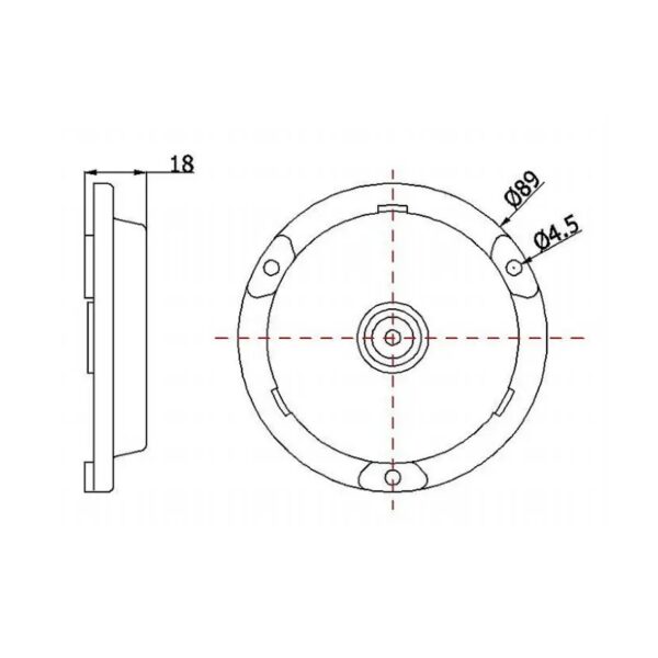 Yacht Marine Size of Underwater LED Lights For Boats YFFY-UD89-30G