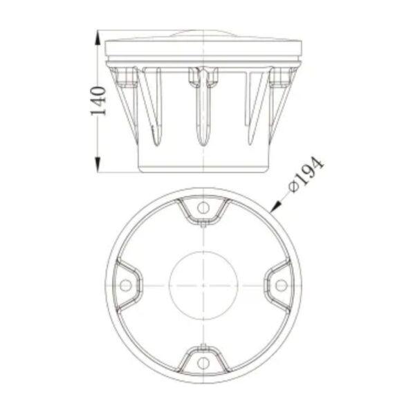 Airport Taxiway Centerline Lights YFFY-HPTC Size