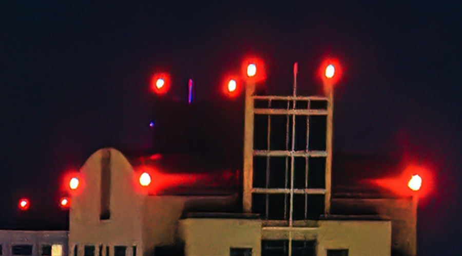 Medium-intensity Obstruction Lights Where Can be Used