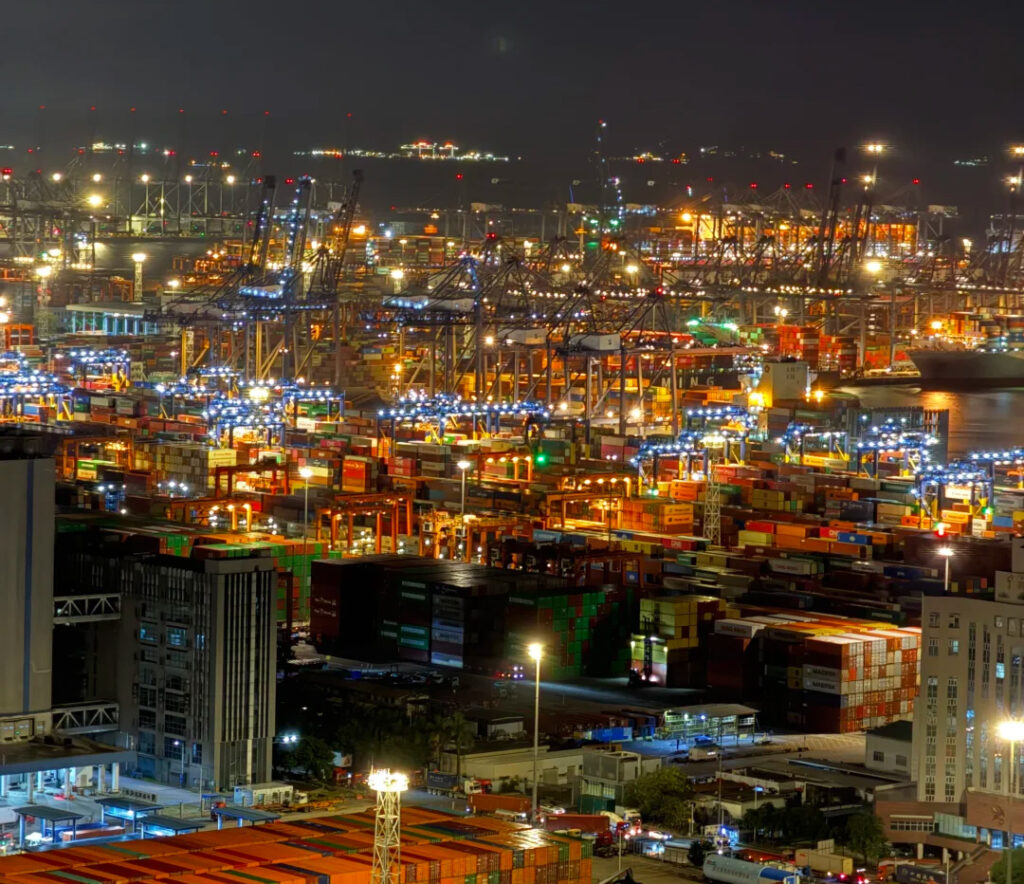 port entrance lighting systems