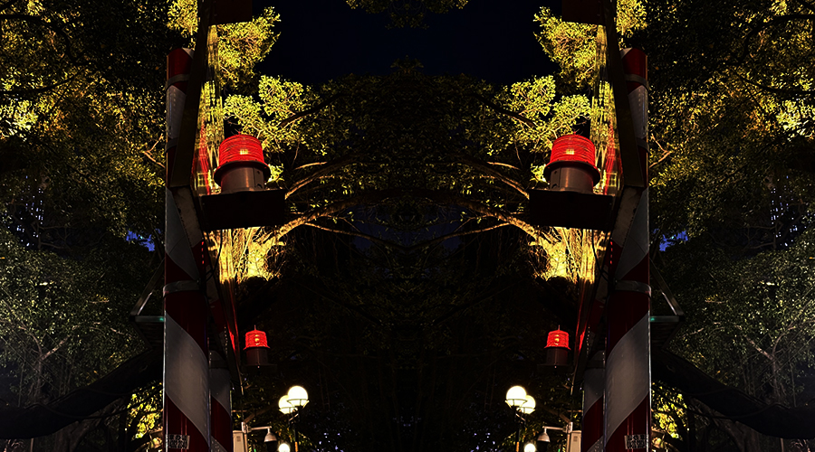 Medium Intensity Lights Street Obstructions Installed Case