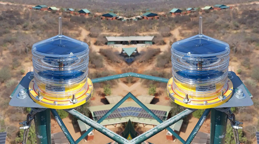 Solar Warning Lights Construction Site Projects in Kenya