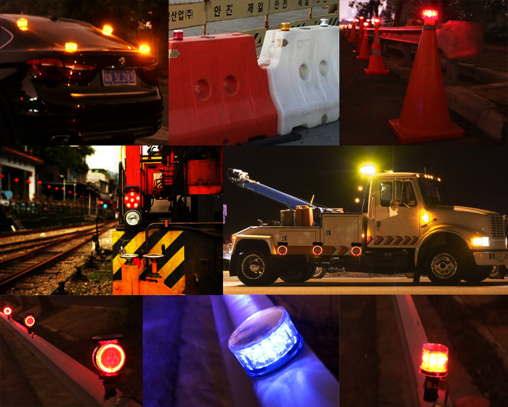 YFFY Led Obstruction Lights - YFFY Lights Solar Barrier Lights, Solar Obstruction Lights