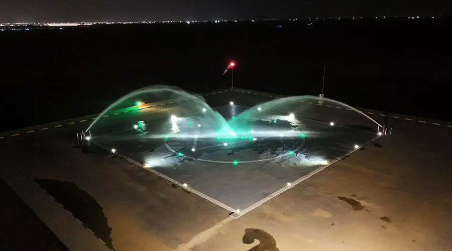 ICAO Helipad Lighting System for Saudi Arabia Environments