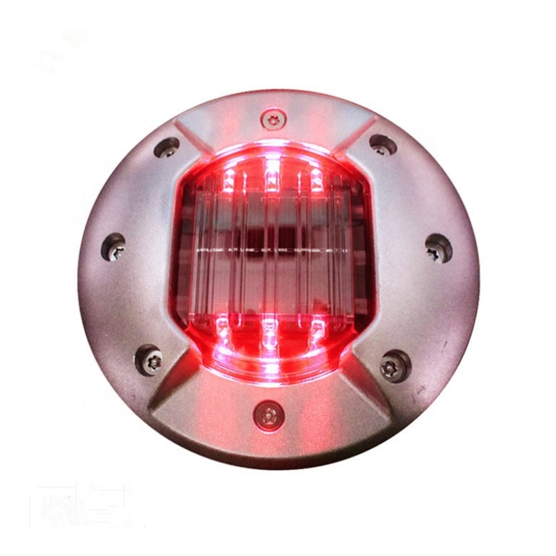 SRSA6 Embedded Aluminum Solar Road Stud YFFY Lights SRSA6 Embedded Aluminum Solar Road Stud