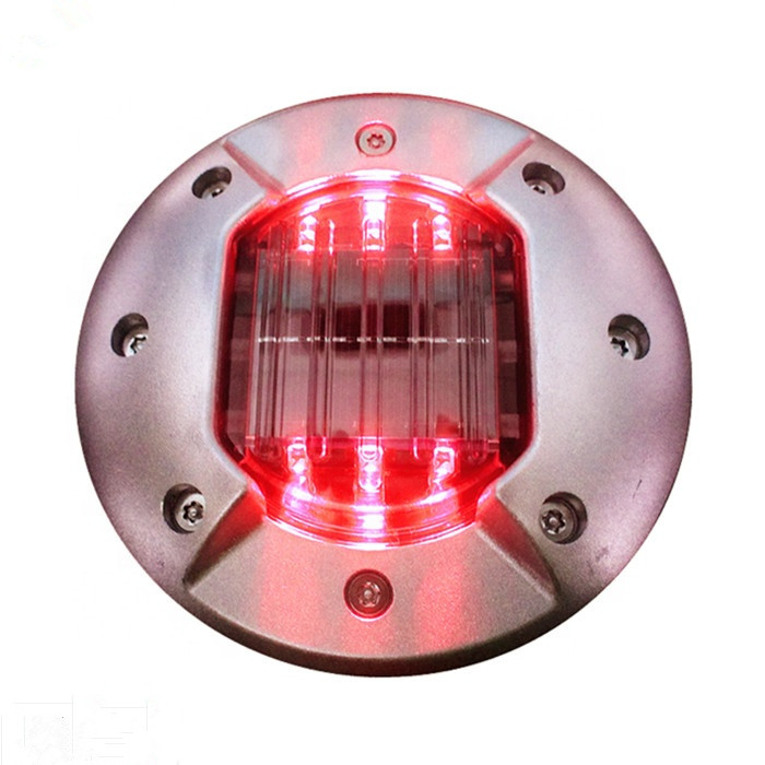 Embedded Aluminum Solar Road Stud YFFYSRSA6 YFFY Lights Embedded Aluminum Solar Road Stud YFFY SRSA6