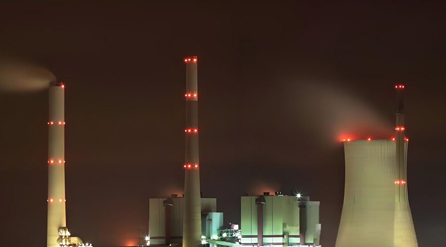 chimney aviation lights