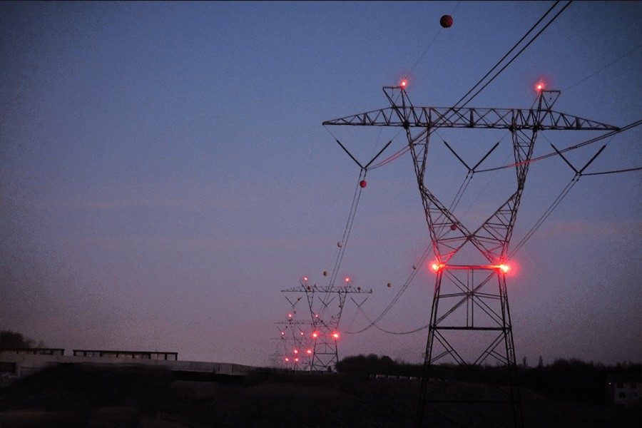 Aviation Obstruction Light for Power Transmission Towers​