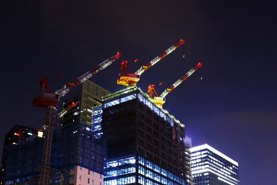 Crane Construction Site Obstruction Lights​