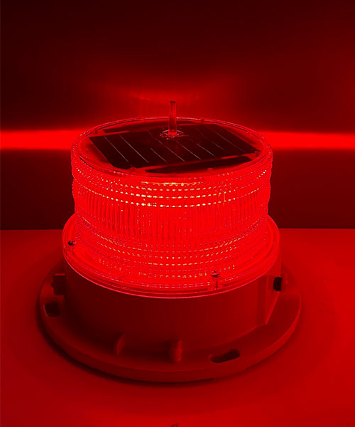 SolarPowered LED Marine Lantern Solar Warning Lights 1 YFFY Lights Solar Marine Navigation Lights Solar Warning Lights