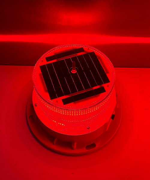 SolarPowered LED Marine Lantern Solar Warning Lights 2 YFFY Lights Solar LED Marine Lantern Solar Warning Lights