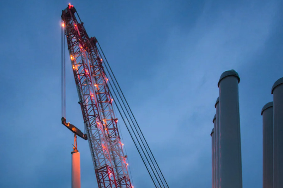 crane rental fleet lighting