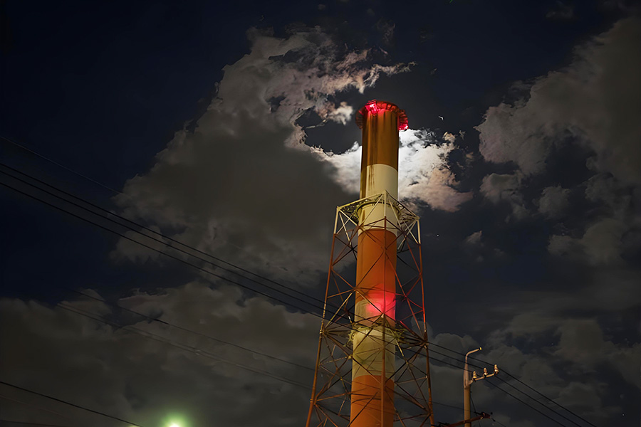 obstruction lighting for chimneys