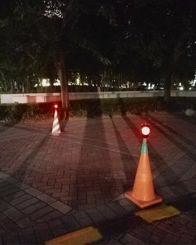 Solar Barricade Warning Light YFFY SWLN12 Application