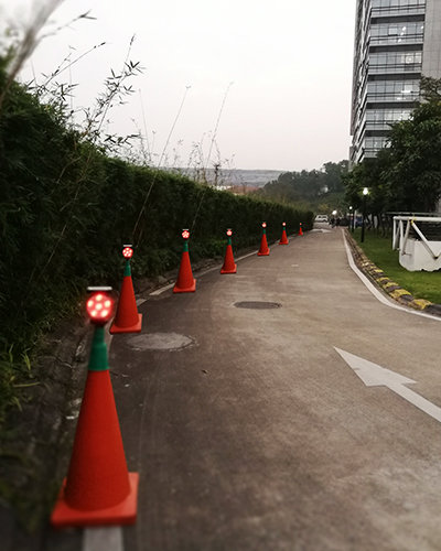 Solar Barricade Warning Lights YFFY SWLN12 Application