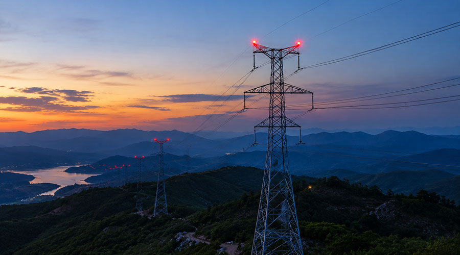 Solar vs AC Obstruction Lights for Transmission Towers YFFY Lights YFFY Lights Solar vs AC Obstruction Lights for Transmission Towers