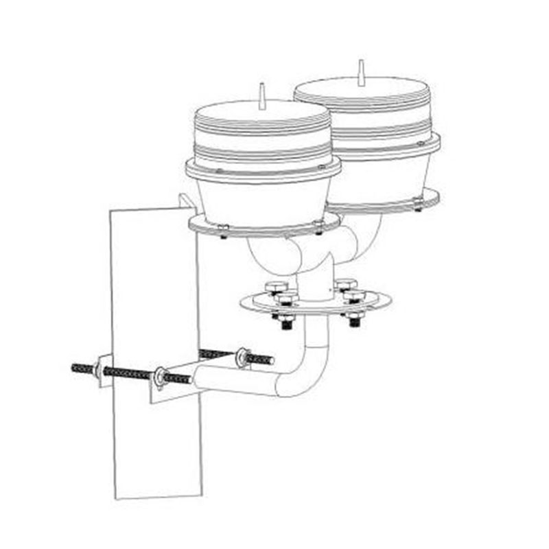 YFFYLST double solar aviation obstruction light installing drawing YFFY Lights YFFY LS T double solar aviation obstruction light installing drawing